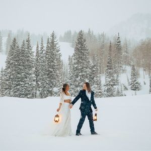 Professionally dry cleaned “Behati” wedding dress from Grace Loves Lace